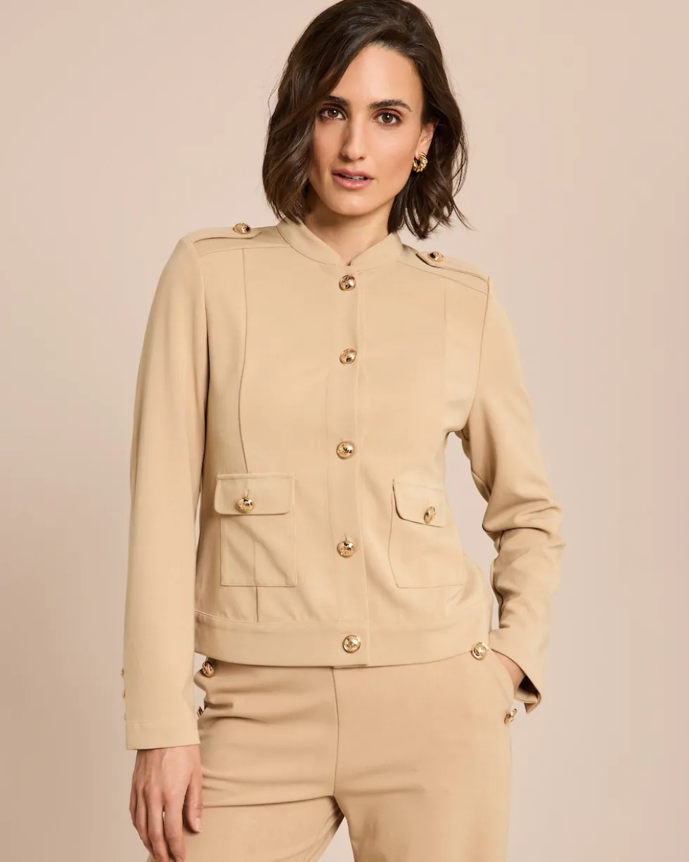 Couture Jacke mit Knopfdetails