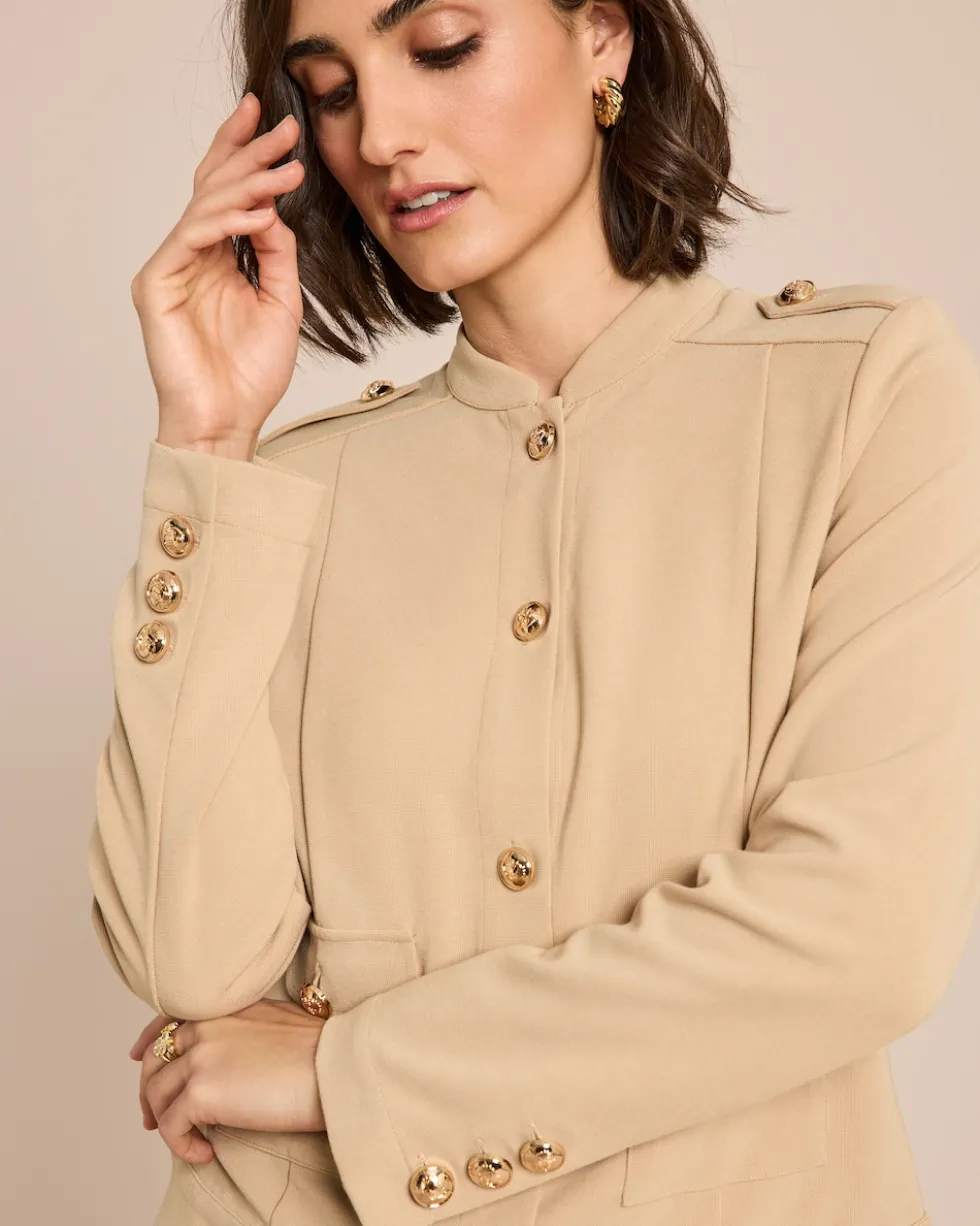 Couture Jacke mit Knopfdetails