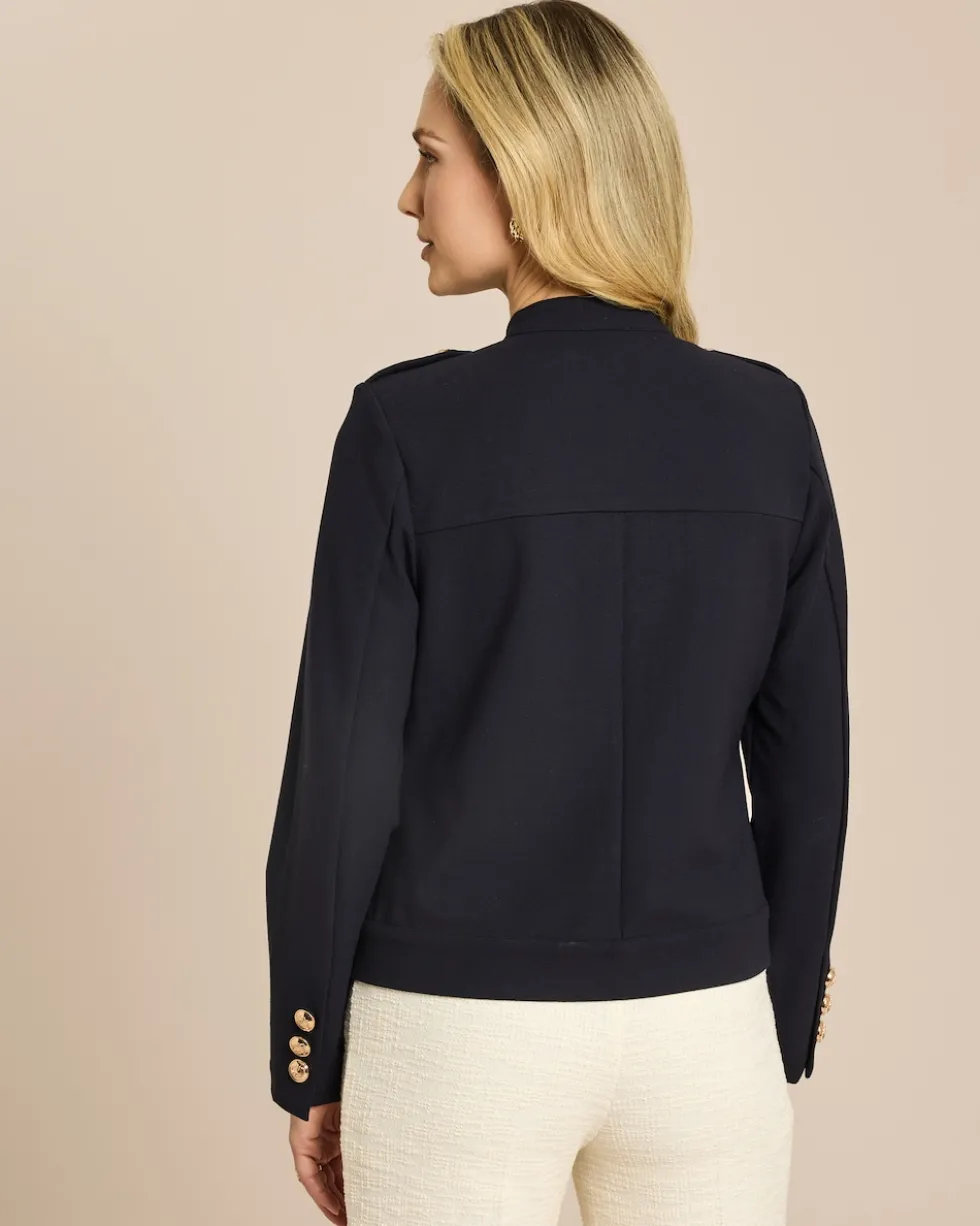 Couture Jacke mit Knopfdetails