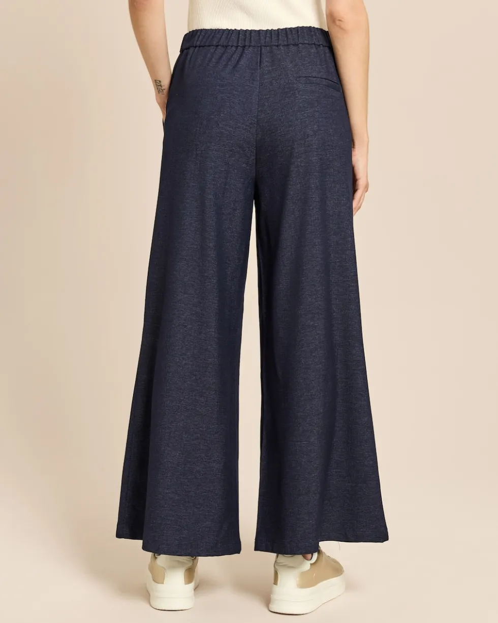 Culotte in Denim-Optik