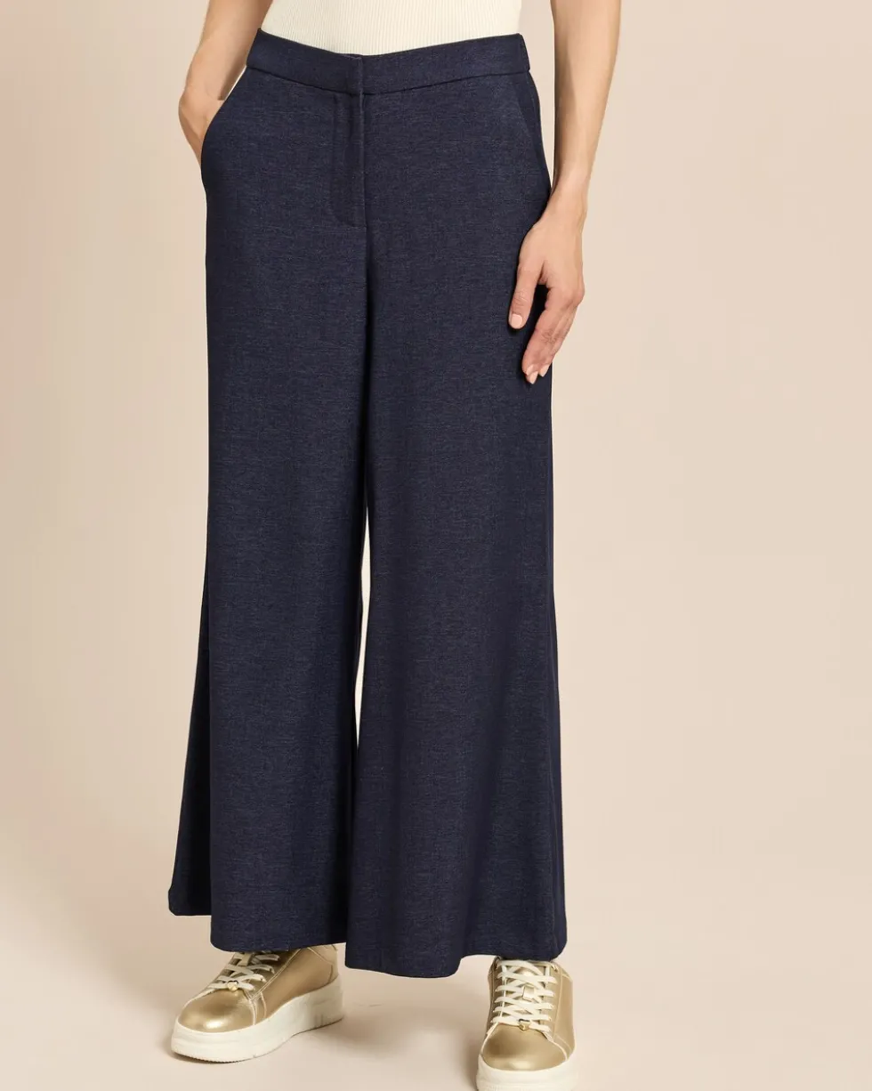 Culotte in Denim-Optik