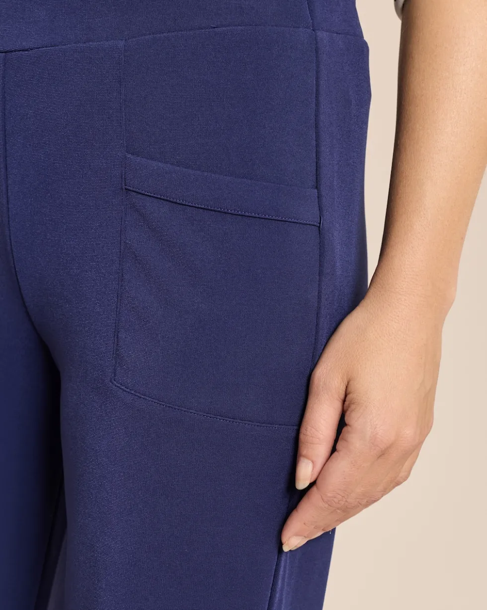 Culotte mit aufgesetzten Taschen