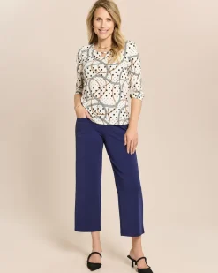Culotte mit aufgesetzten Taschen