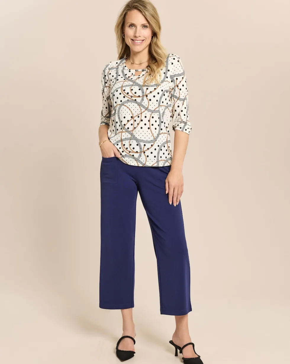 Culotte mit aufgesetzten Taschen