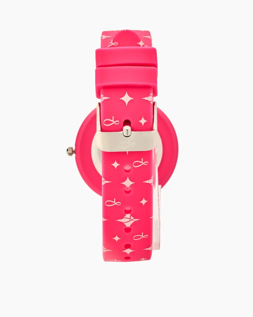 Damenuhr mit Silikonarmband
