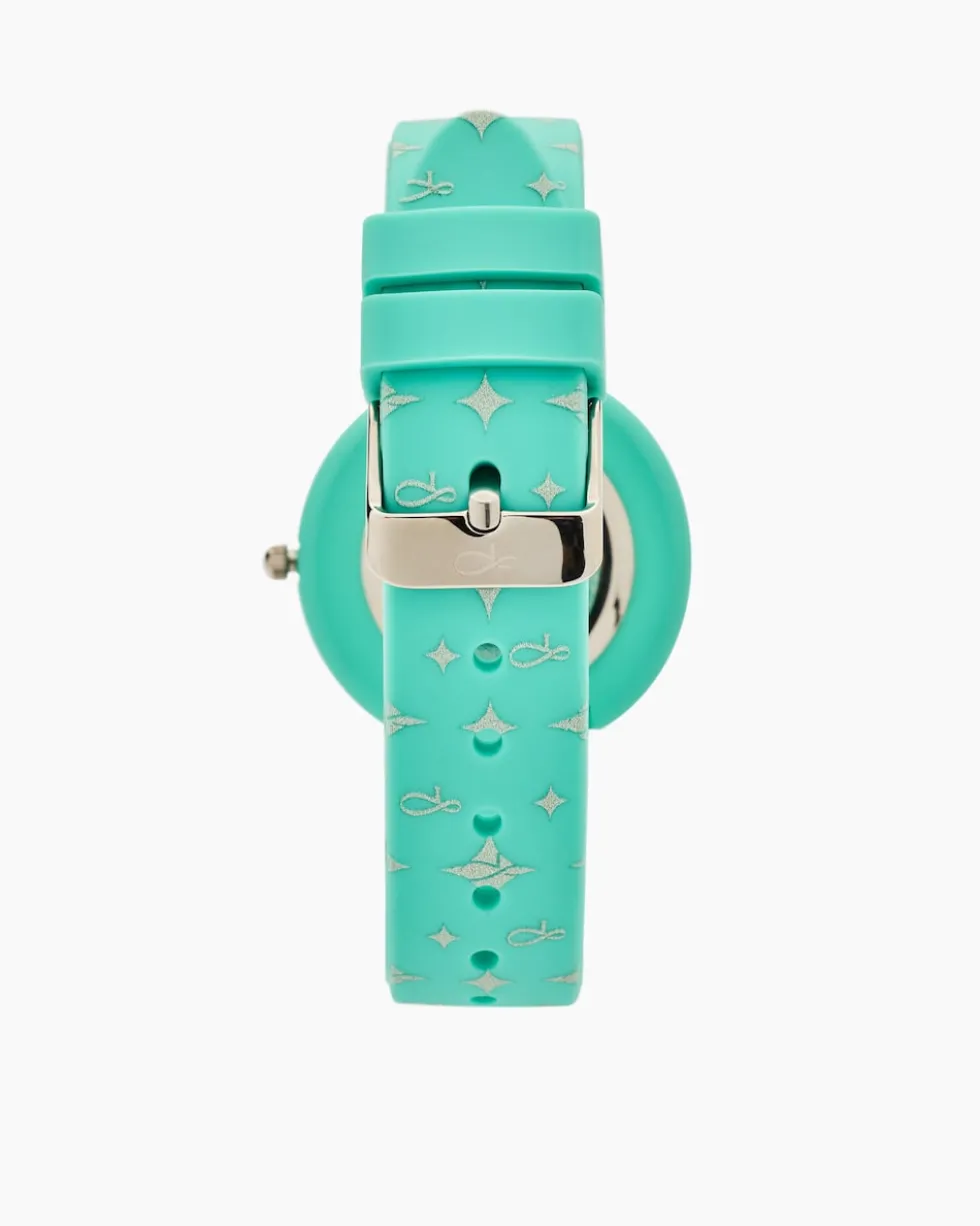 Damenuhr mit Silikonarmband
