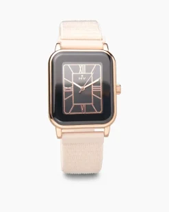 Damenuhr mit Textilarmband