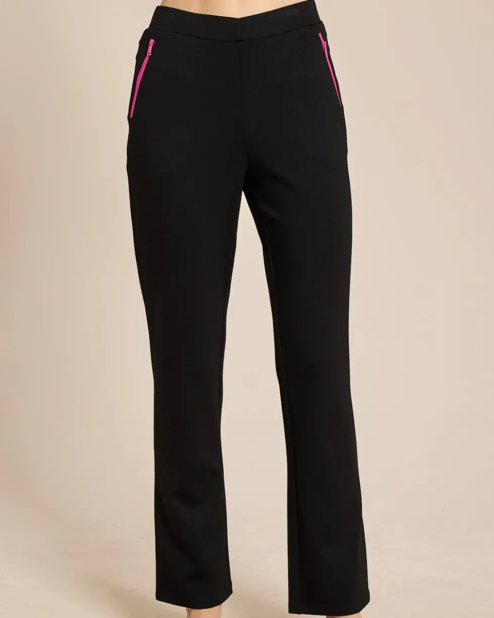 Dehnbundhose mit Zippertaschen
