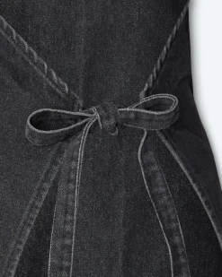 Denim-Schürze