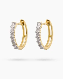 Diamant-Creolen 0,05 ct
