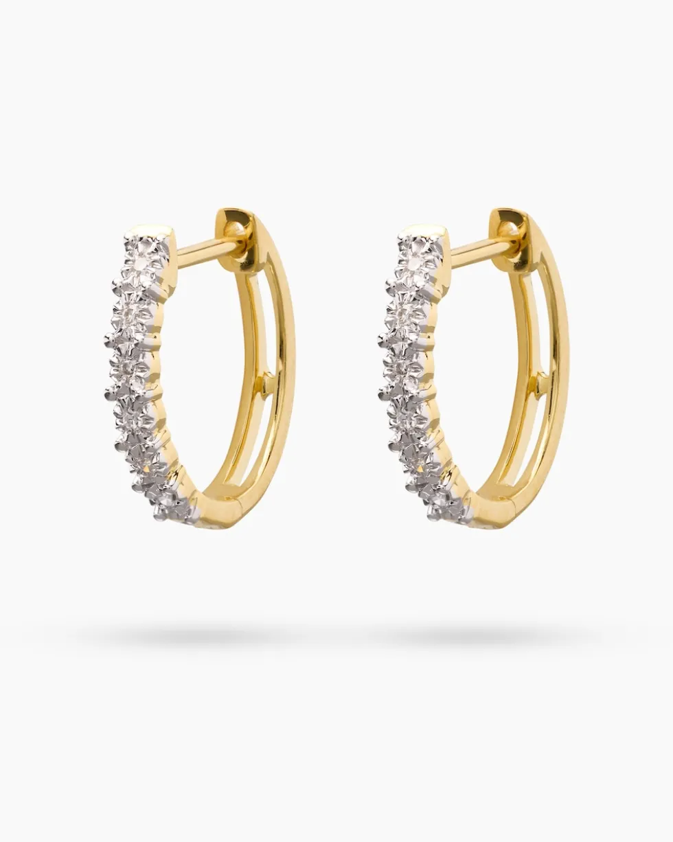 Diamant-Creolen 0,05 ct