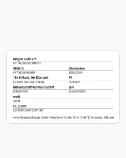 Diamantring 0,20 ct