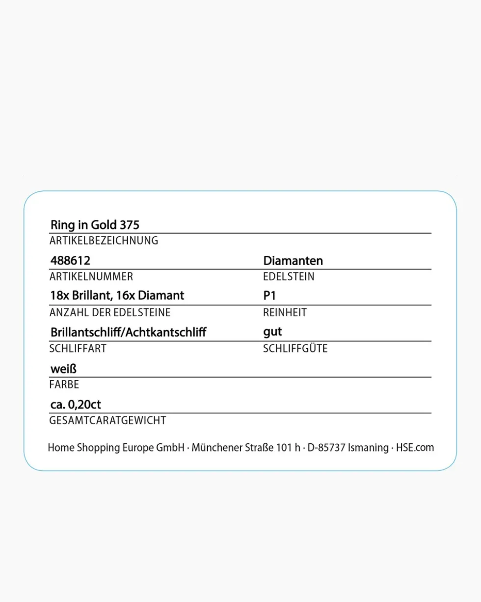 Diamantring 0,20 ct