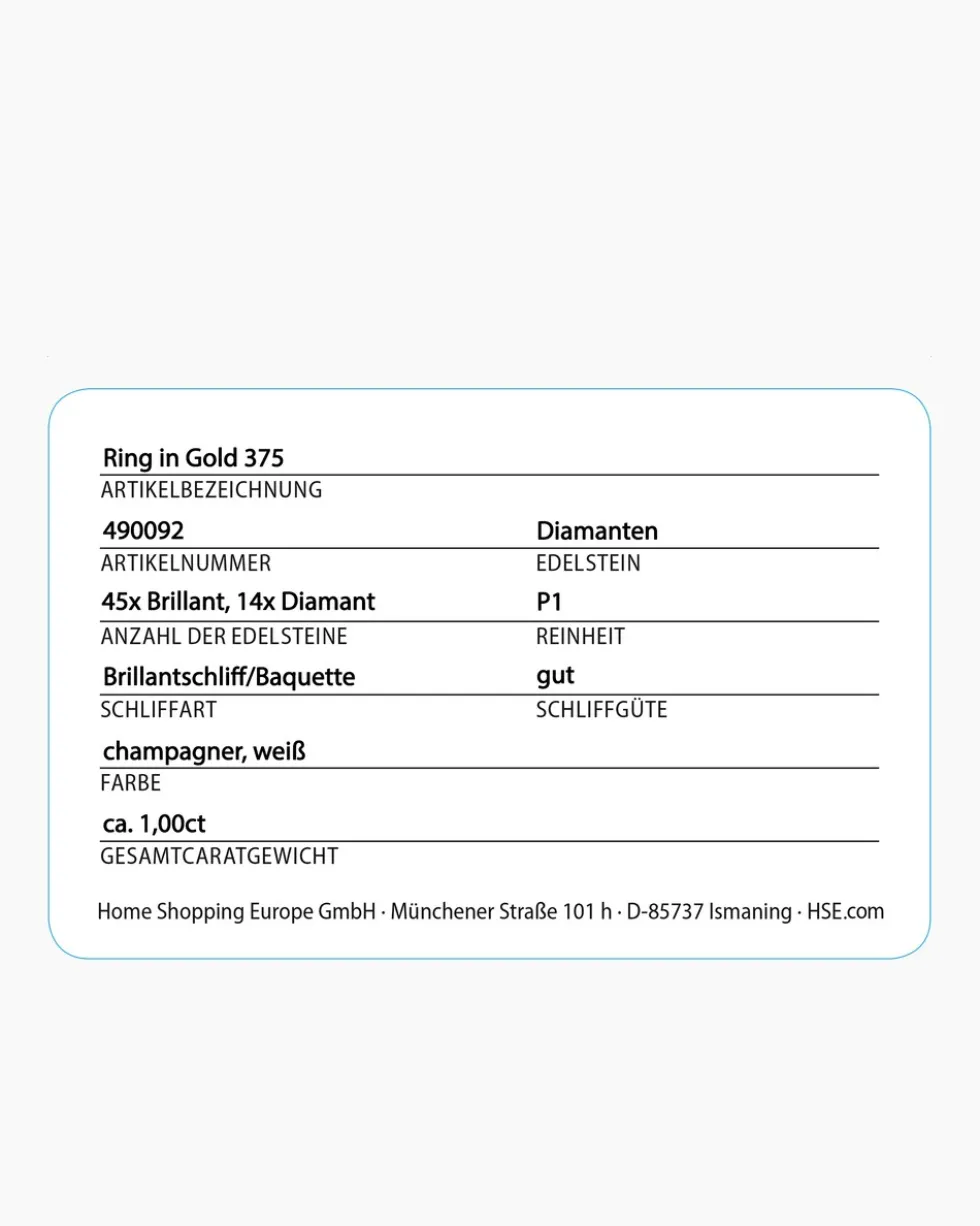 Diamantring 1,00 ct