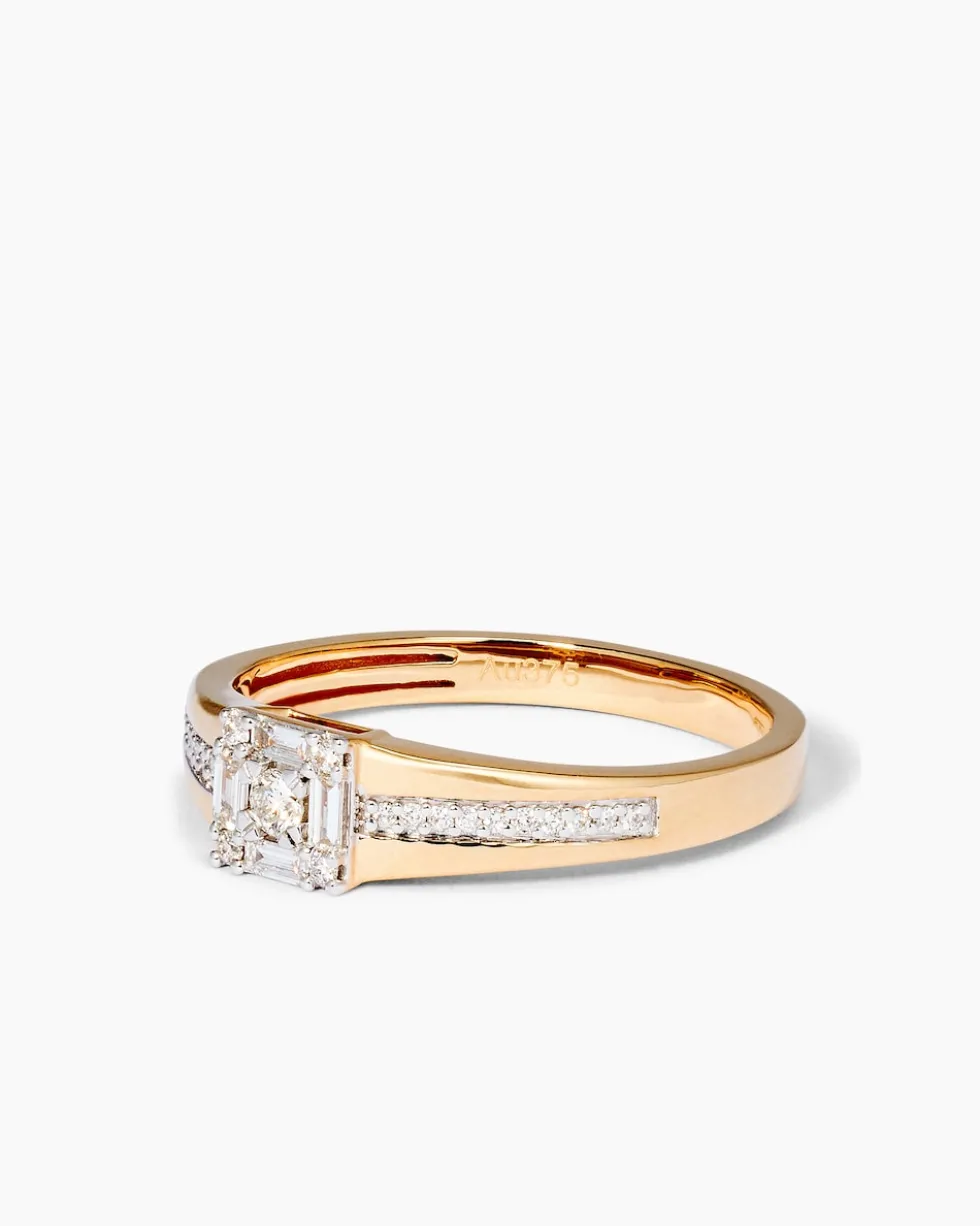 Diamantring 0,22 ct