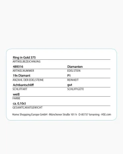 Diamantring 0,10 ct
