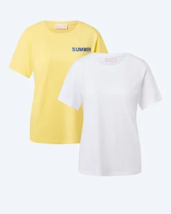 Doppelpack Shirt mit Print