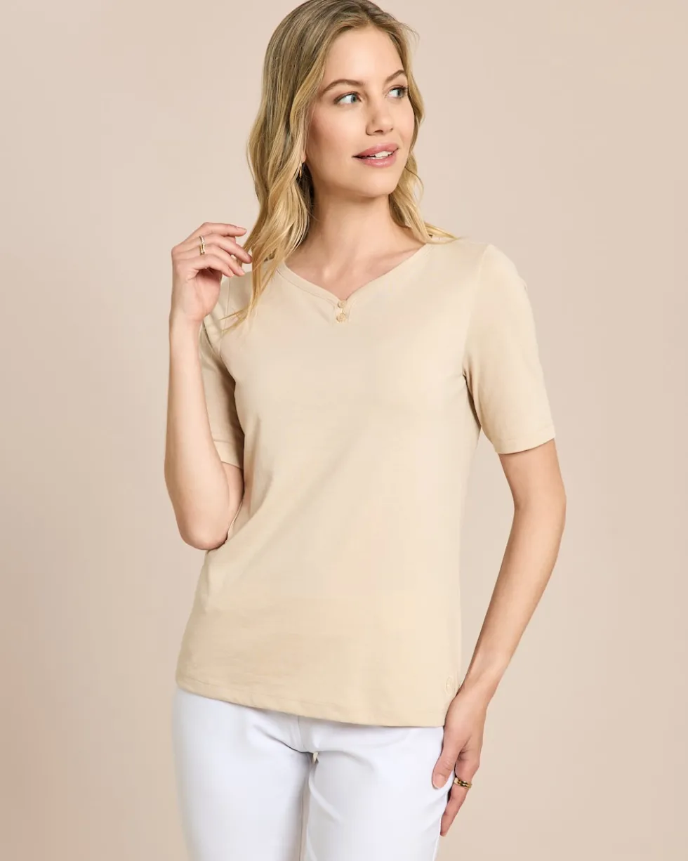 Doppelpack Shirts mit Logo