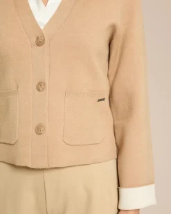 Double Face Strickjacke