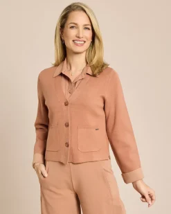 Double Face Strickjacke
