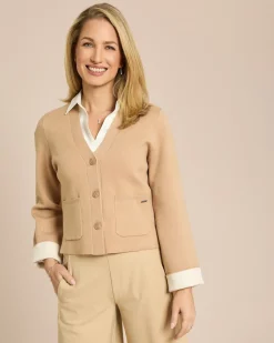 Double Face Strickjacke