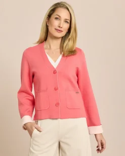 Double Face Strickjacke