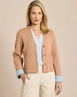Double Face Strickjacke