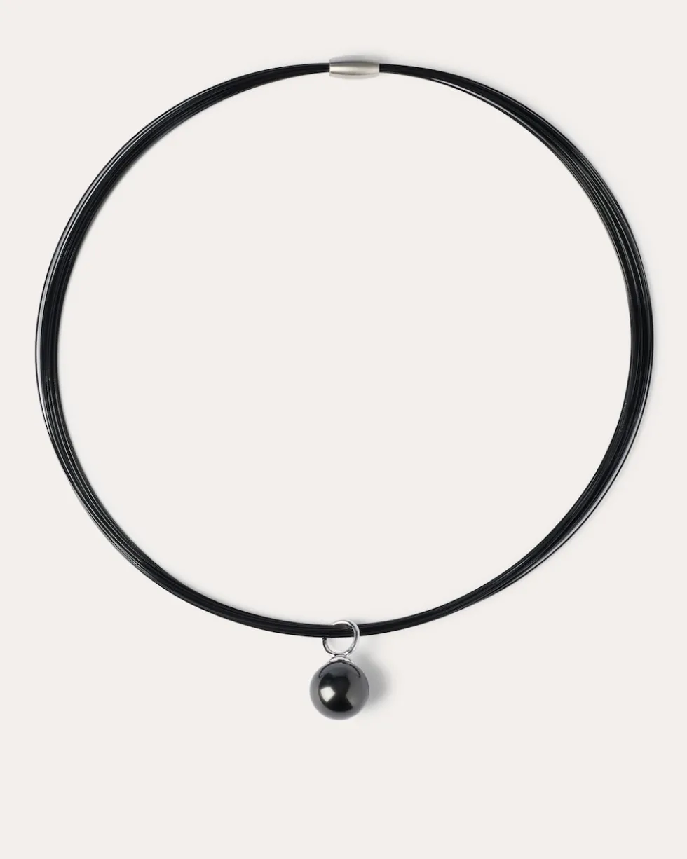 Edelstahl-Collier mit MK-Perle 14 mm