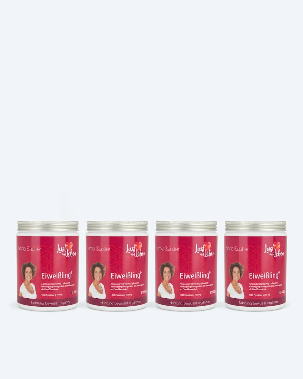 Eiweißlinge für 12 Monate