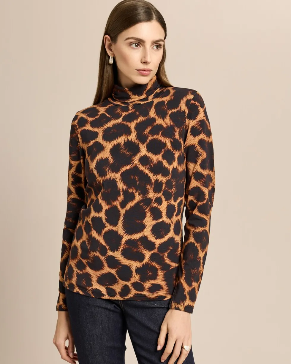 Essential Shirt Rollkragen bedruckt