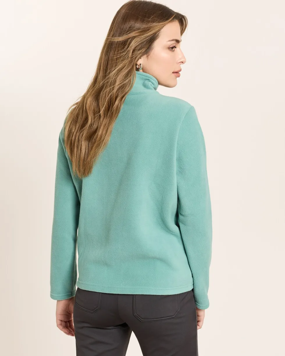 Fleece-Troyer mit Strass-Deko
