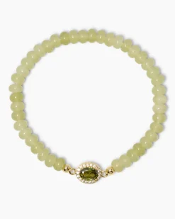 Flex-Armband mit Naturstein & Zirkonia