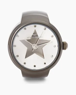 Flex-Ring-Uhr aus Edelstahl