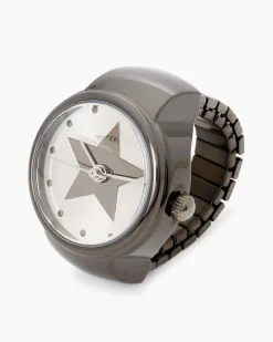 Flex-Ring-Uhr aus Edelstahl