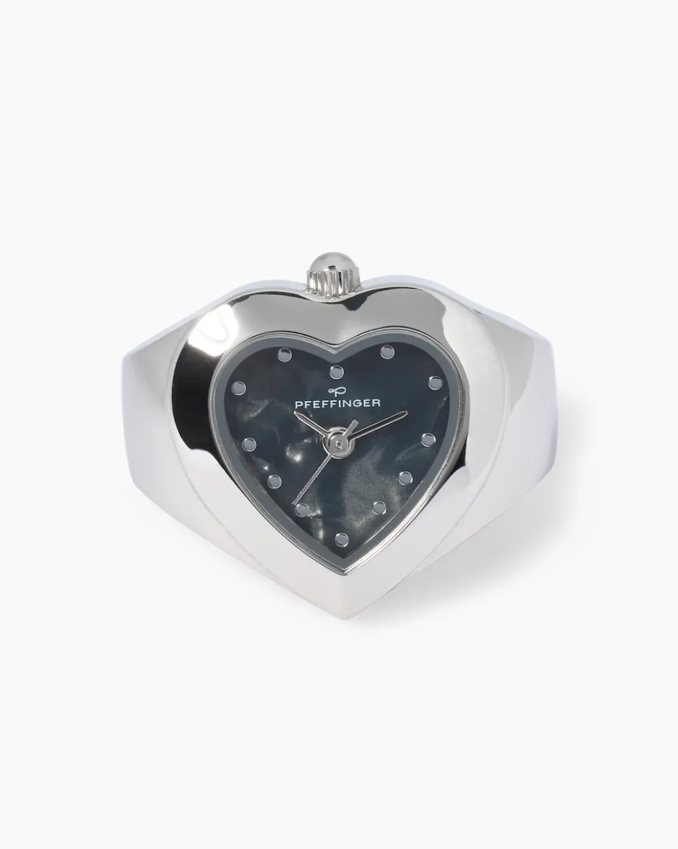 Flex-Ringuhr in Herzform