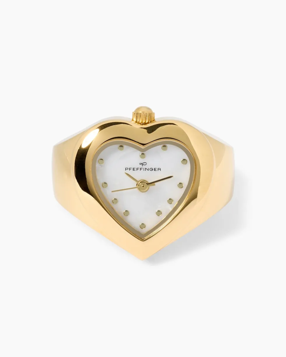 Flex-Ringuhr in Herzform