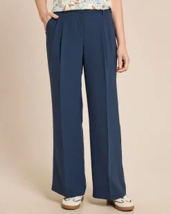 Fließende Hose mit Bundfalte
