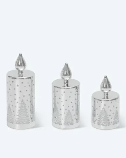 Glaskerzen-Set 