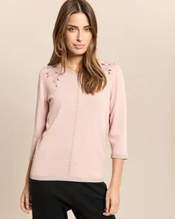 Glow Pullover Glanzgarn Multicolor