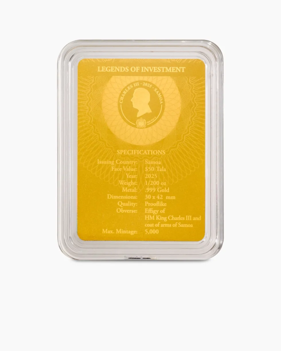 Goldbarren Roter Panda 2025