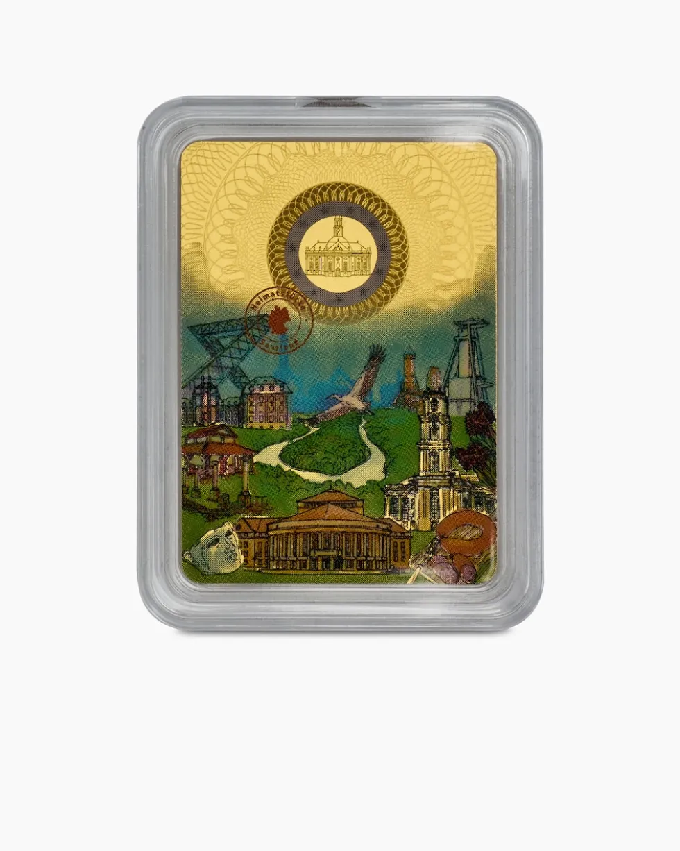 Goldmünzbarren "Heimatstücke", 16tlg.