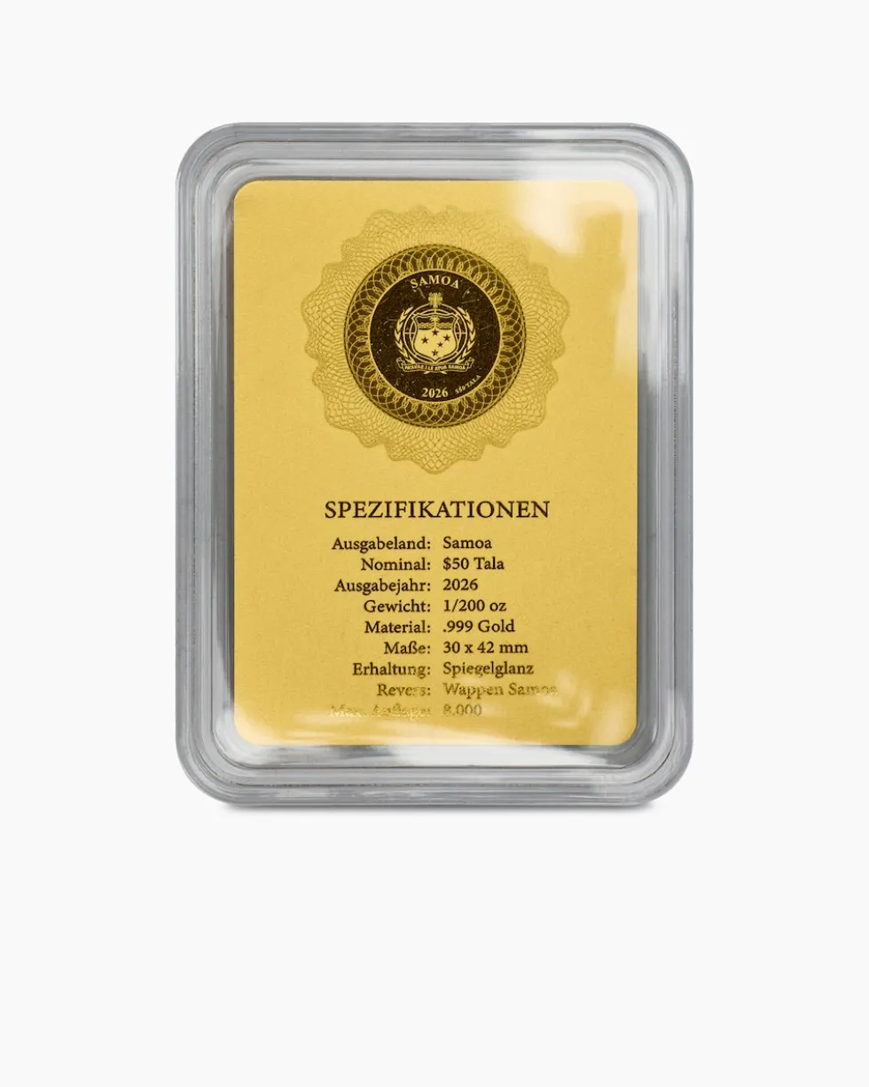 Goldmünzbarren "Heimatstücke", 16tlg.