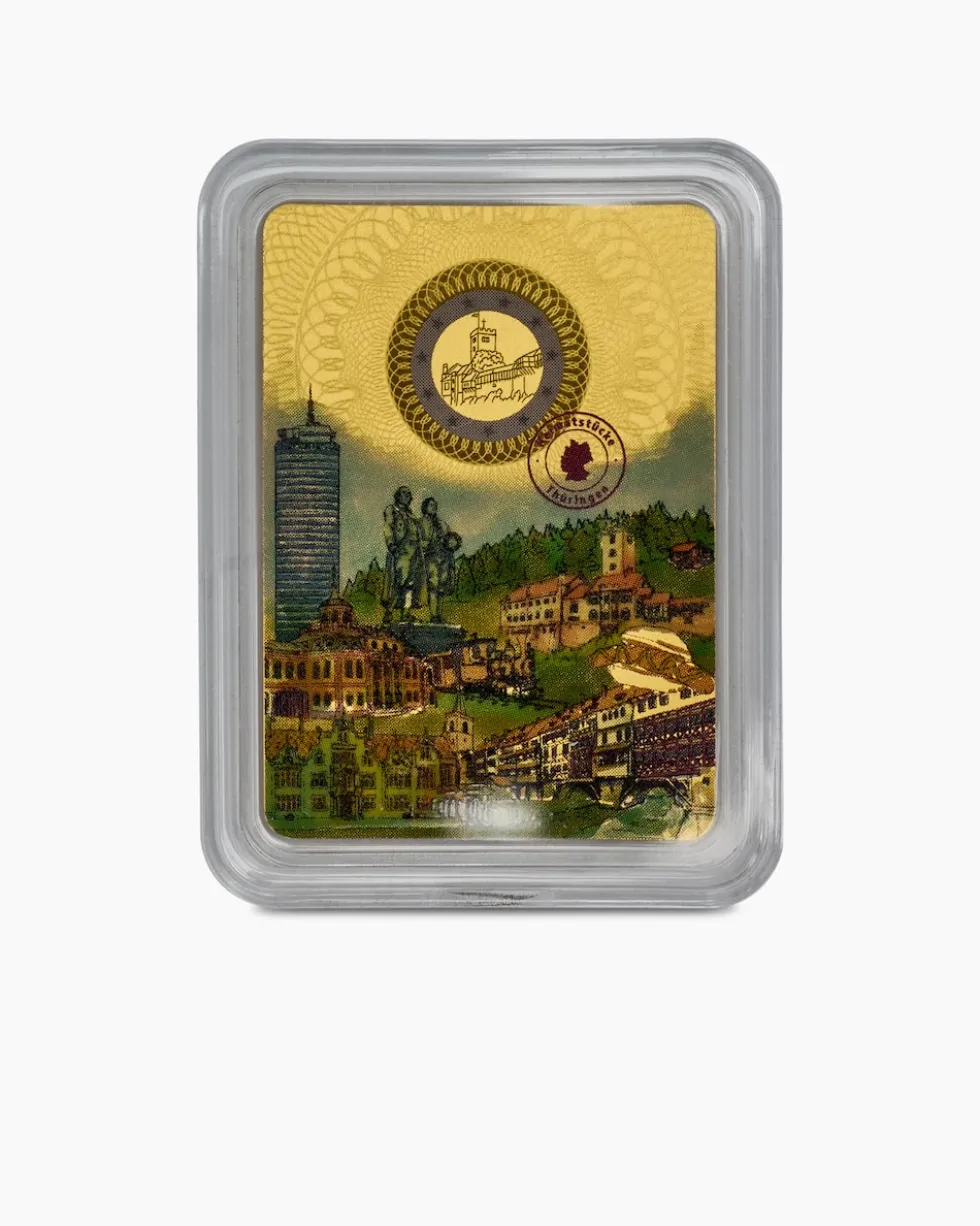 Goldmünzbarren "Heimatstücke", 16tlg.