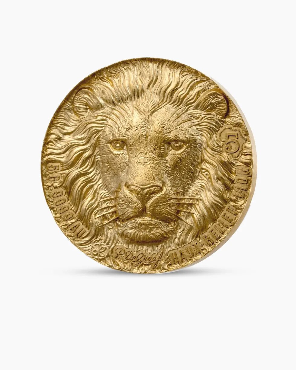 Goldmünze 5 Jahre „Big Five Africa - Löwe“