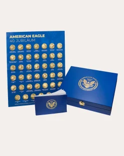 Goldmünzen-Kollektion American Eagle 40. Jubiläum, 40tlg.