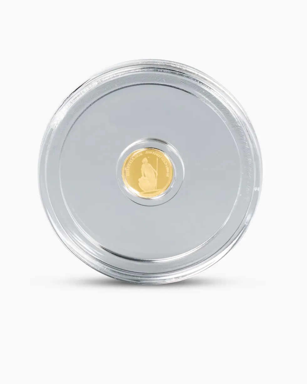 Goldmünzen-Set Nation in Gold Schweiz 2026, 5tlg.