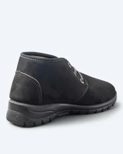 Halbschuh Echtleder Lammfellfutter