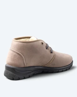 Halbschuh Echtleder Lammfellfutter