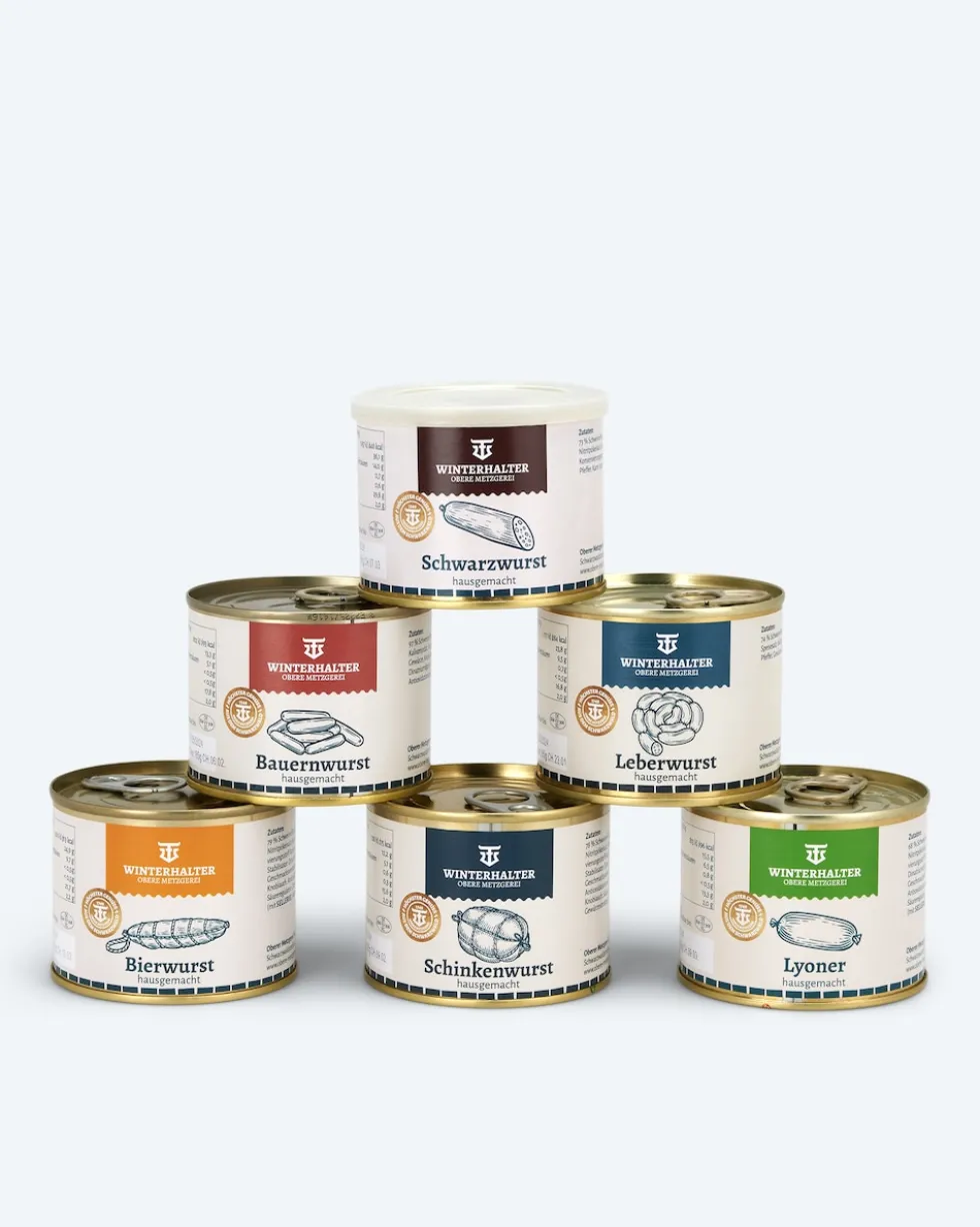 Hausmacher Wurst 6x 185 g Dose