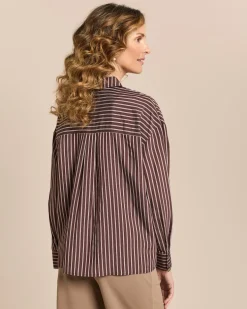 Hemdbluse gestreift